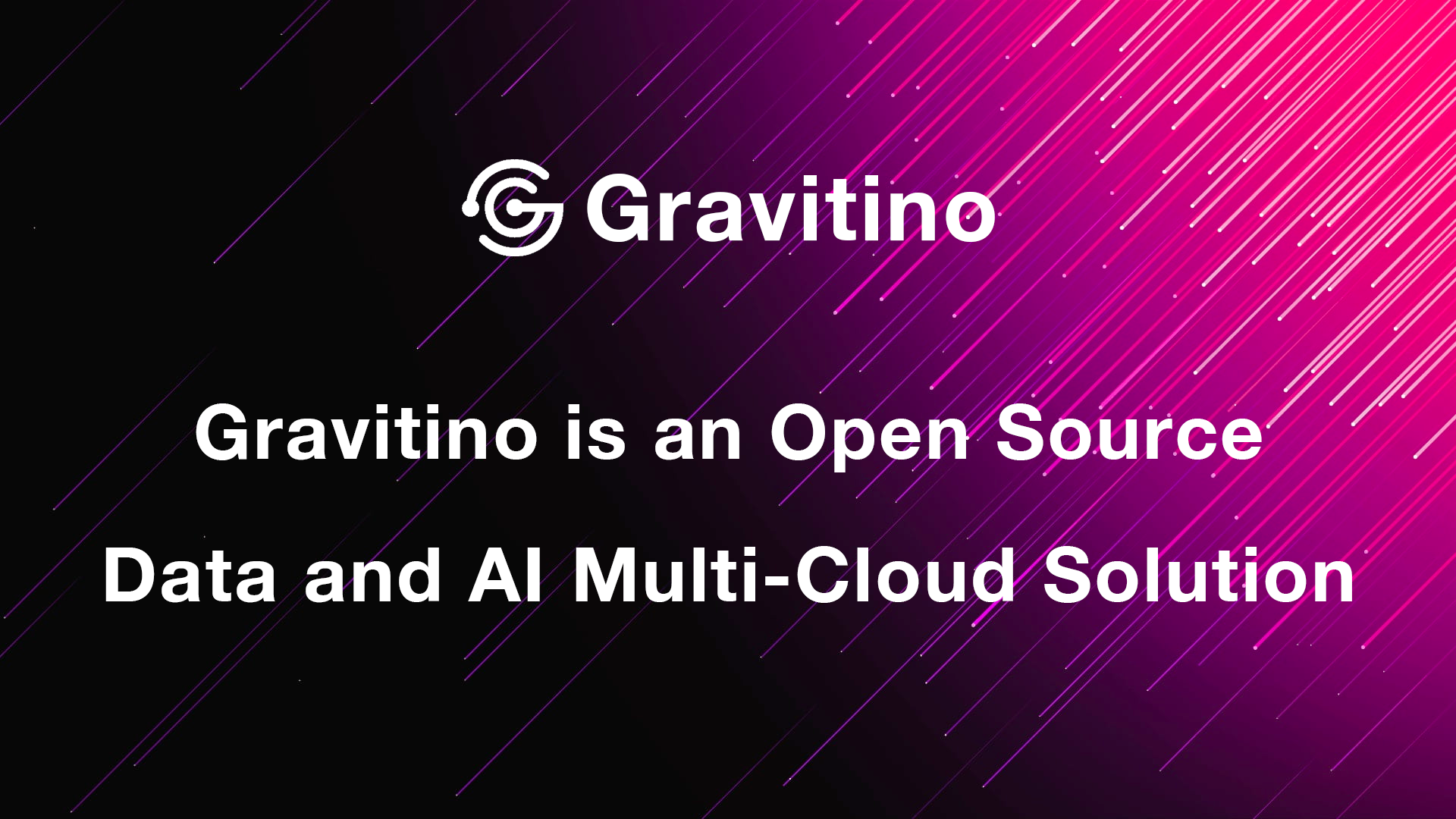 Gravitino is an Open Source Data and AI Multi-Cloud Solution